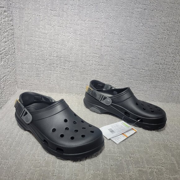 Crocs Classic All Terrain Black Platform Clogs Unisex Size US M9 W11 and M8 W10 - Picture 8 of 11